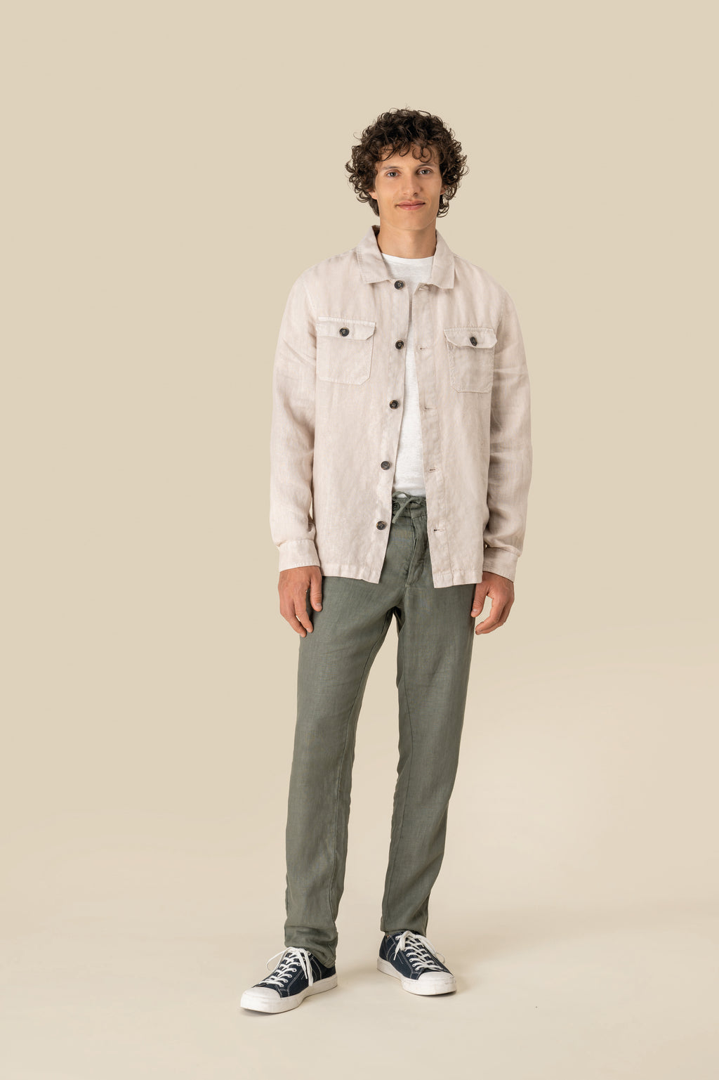 Sobrecamisa 100% linho washed