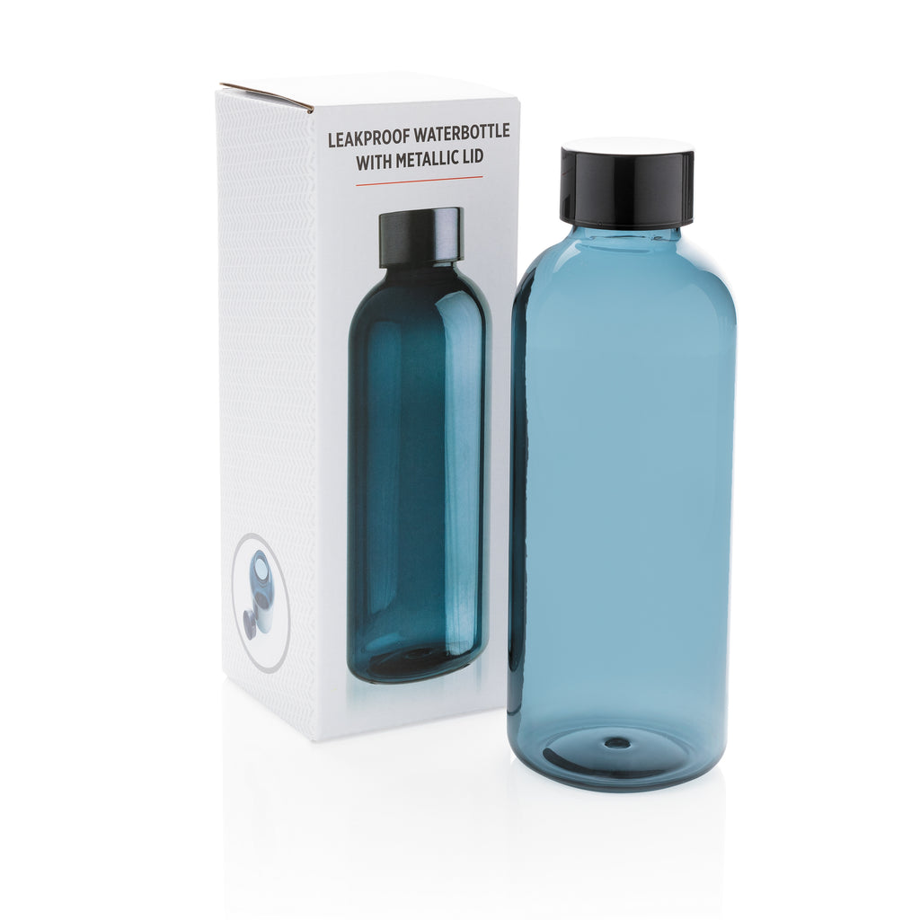Garrafa de água à prova de fugas com tampa metálica - 620ml