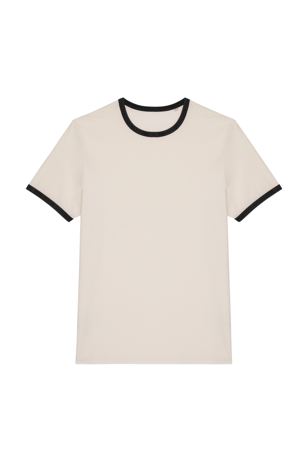 T-shirt ringer eco-responsável com contrastes e aspecto lavado de homem