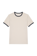 T-shirt ringer eco-responsável com contrastes e aspecto lavado de homem