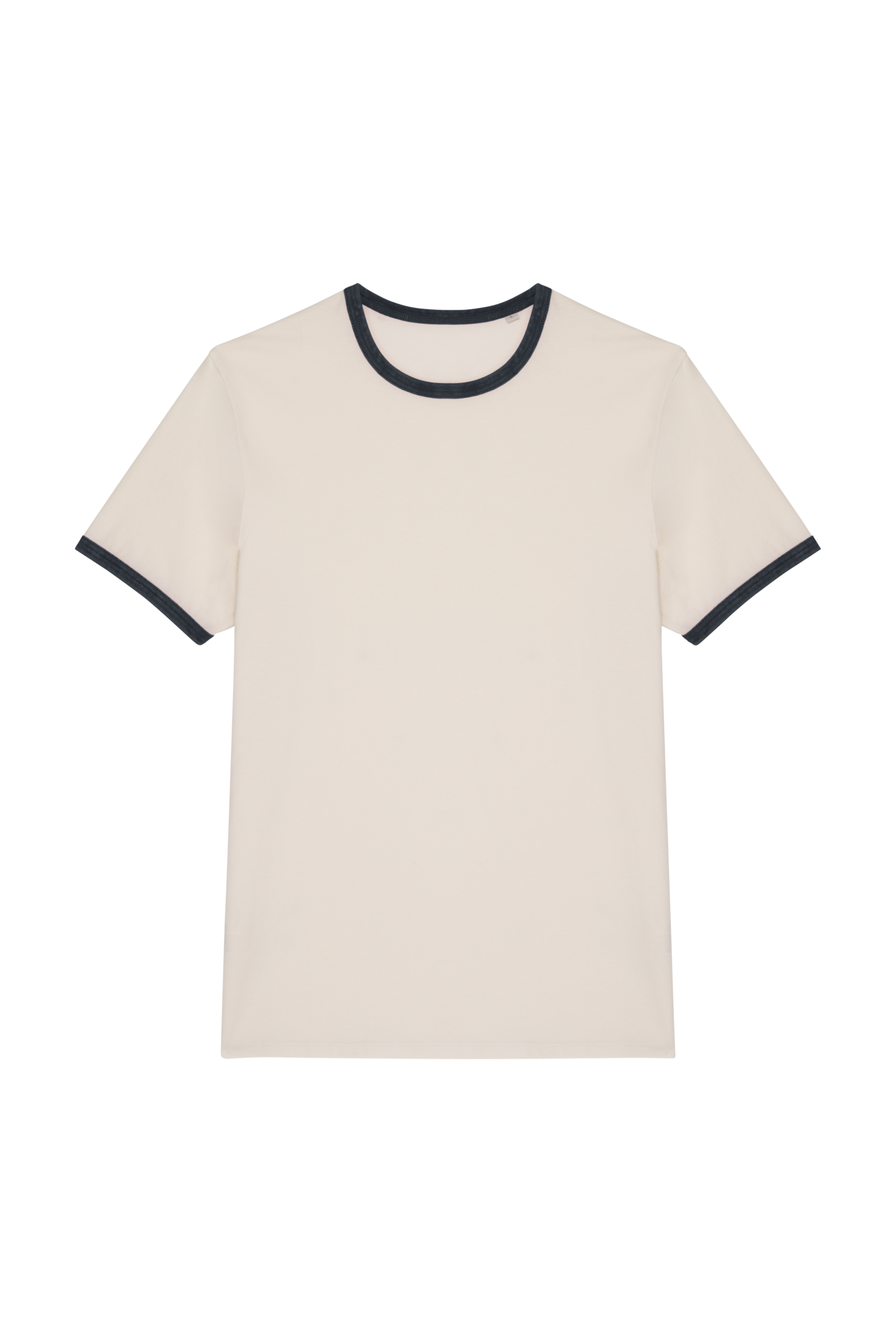 T-shirt ringer eco-responsável com contrastes e aspecto lavado de homem