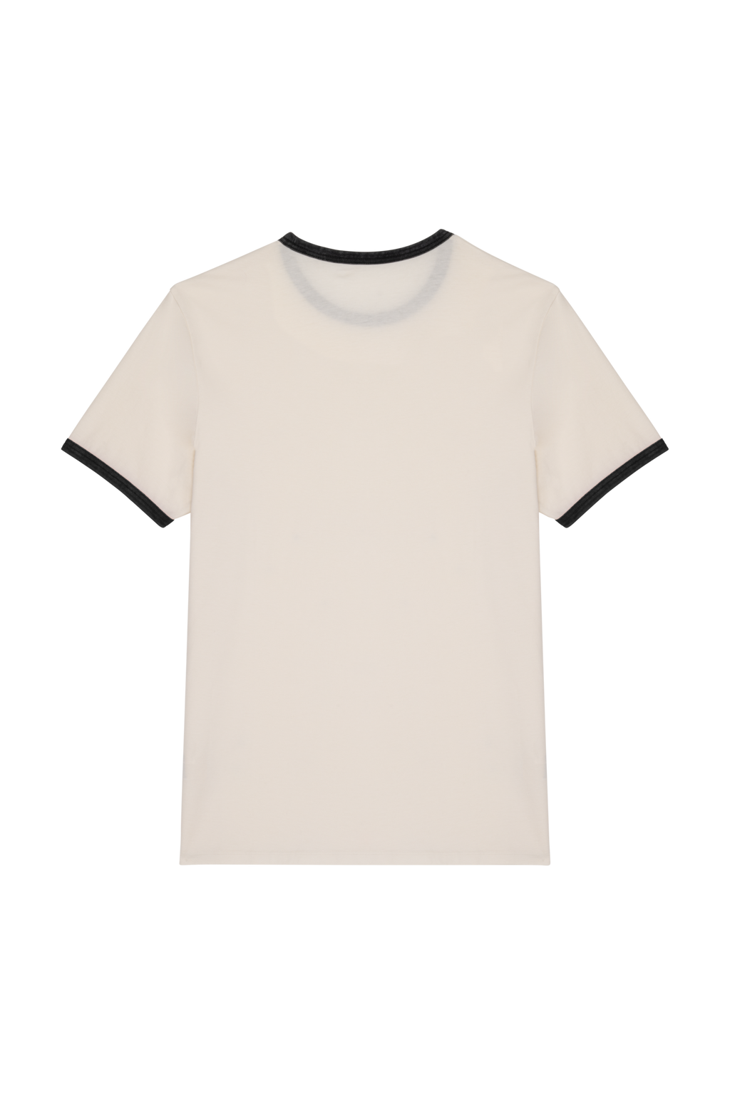 T-shirt ringer eco-responsável com contrastes e aspecto lavado de homem