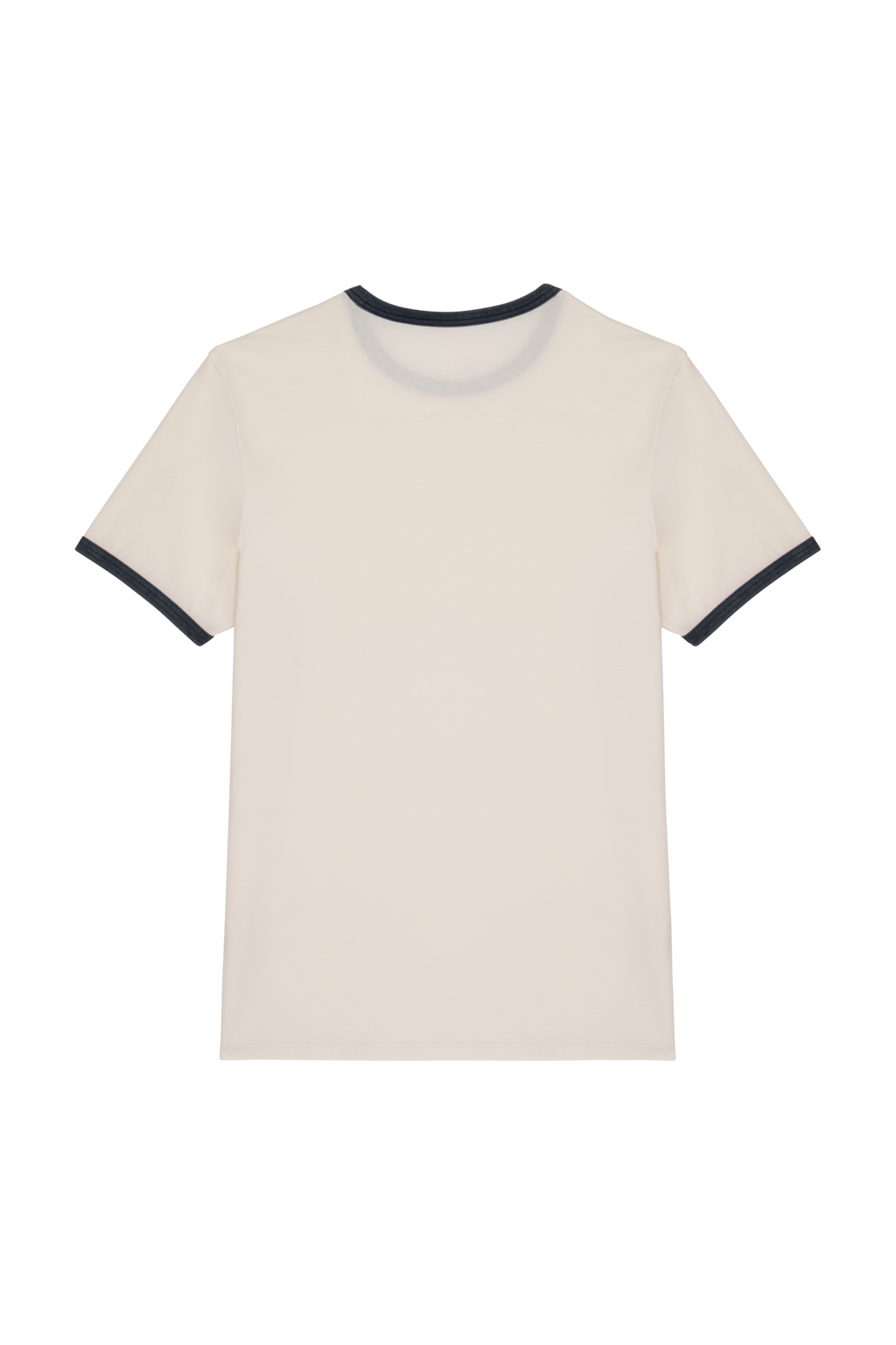 T-shirt ringer eco-responsável com contrastes e aspecto lavado de homem