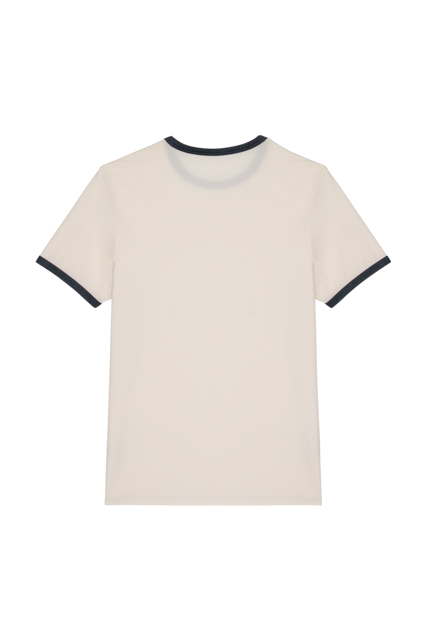 T-shirt ringer eco-responsável com contrastes e aspecto lavado de homem