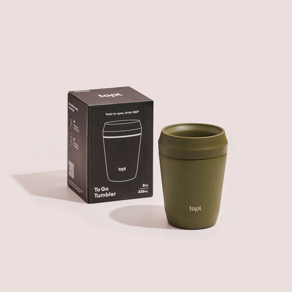 Copo térmico de aço reciclado, 235ml