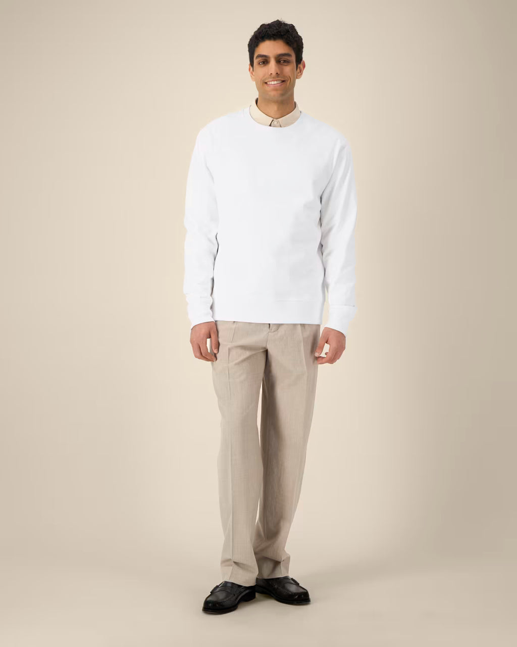 Sweatshirt Thinker unissexo em algodão reciclado
