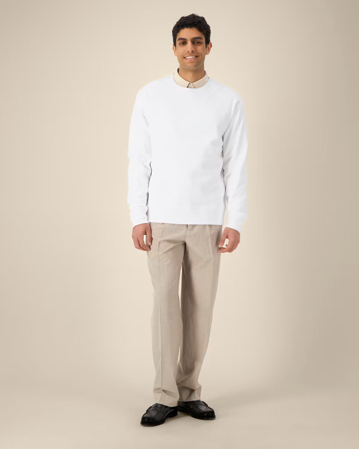 Sweatshirt Thinker unissexo em algodão reciclado
