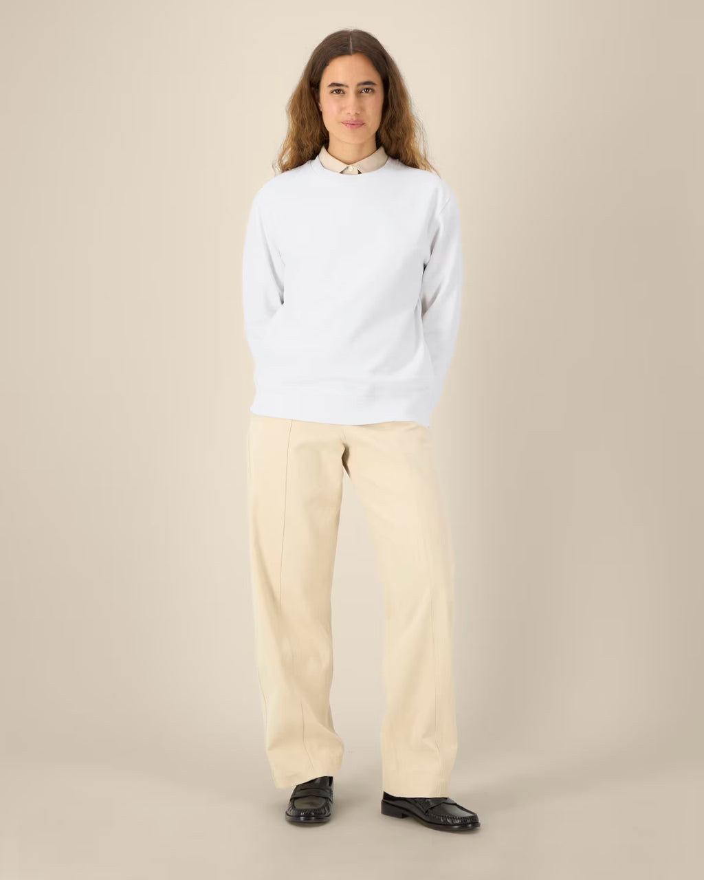 Sweatshirt Thinker unissexo em algodão reciclado