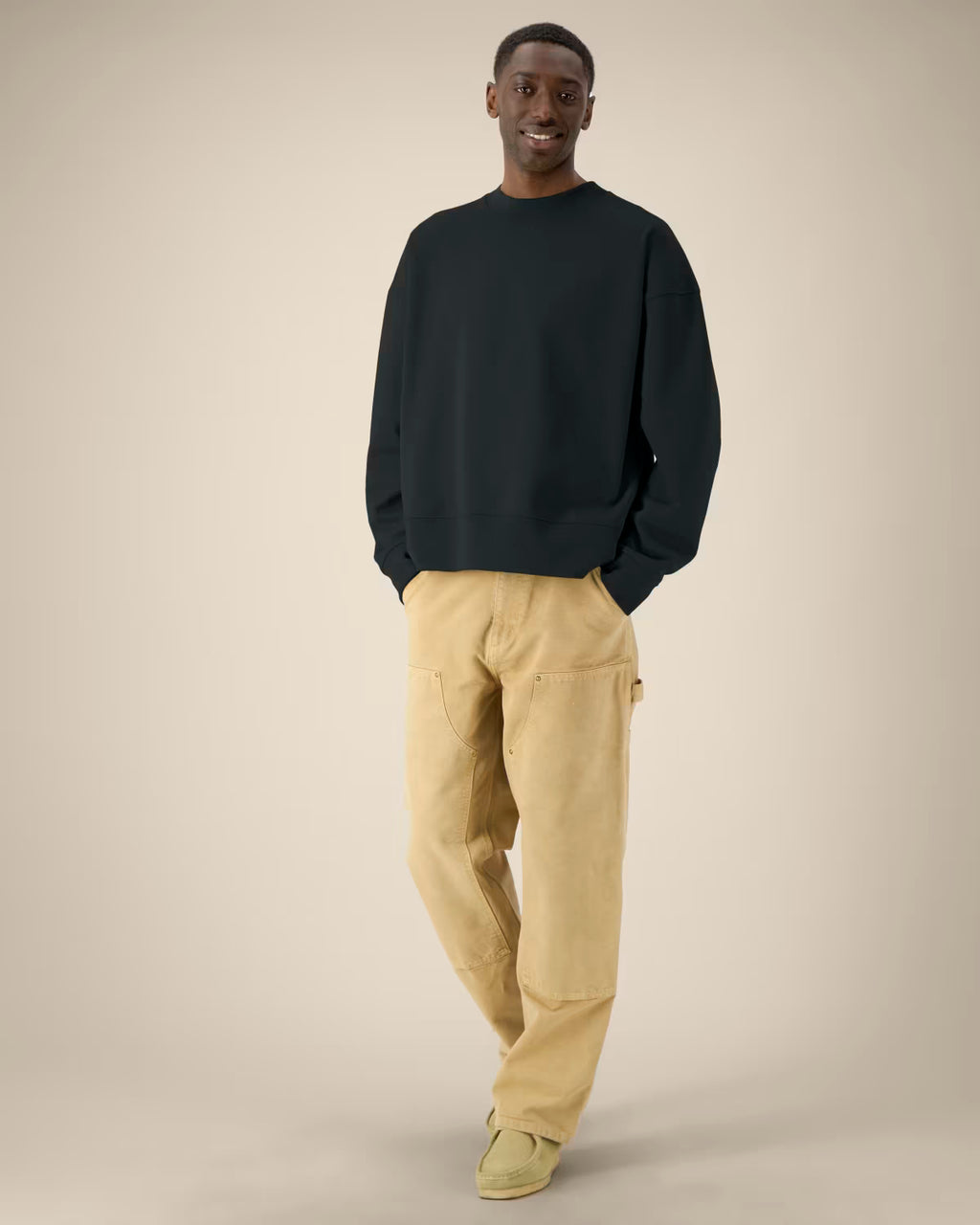 Sweatshirt Ryler Sweatshirt unissexo em algodão reciclado.