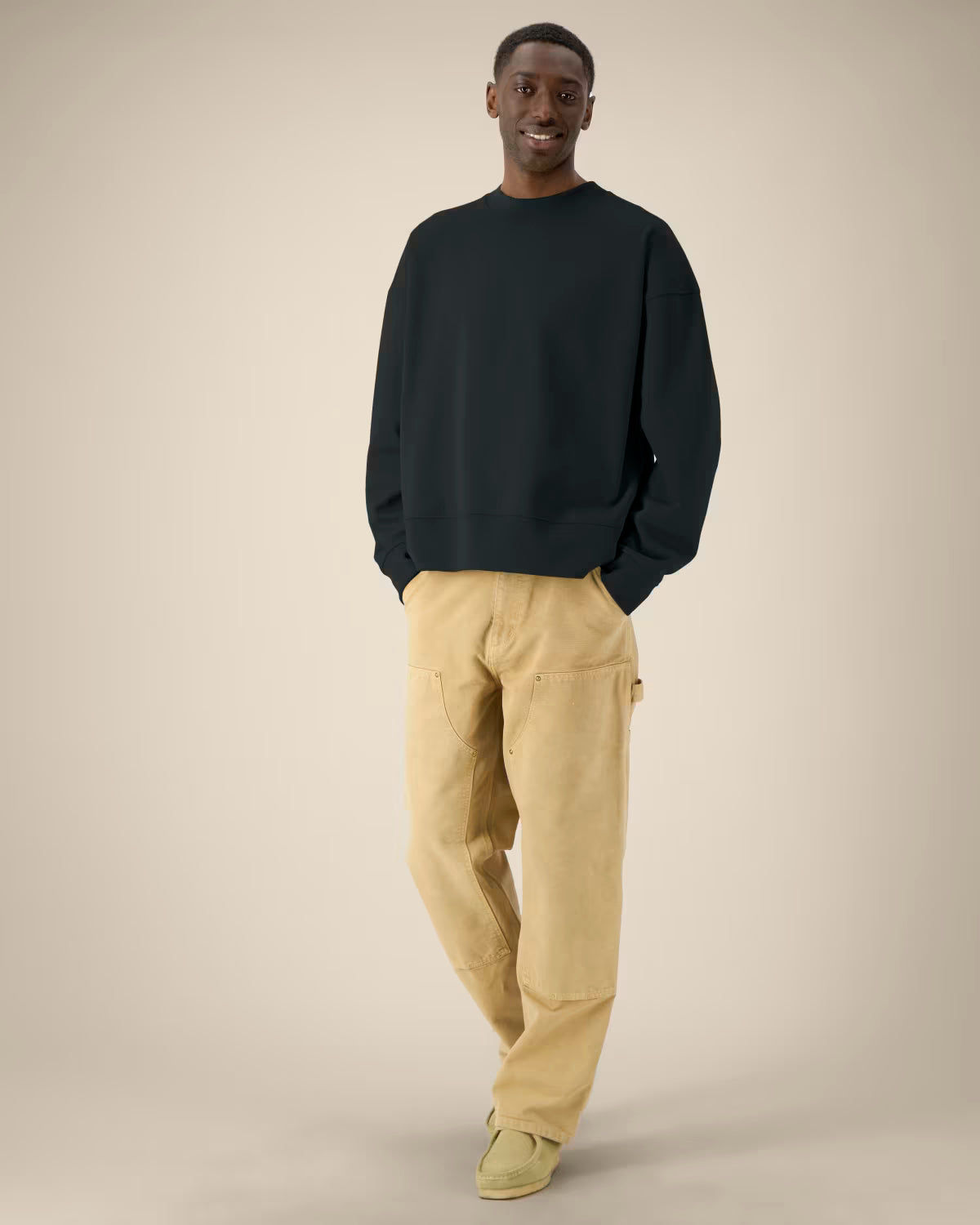 Sweatshirt Ryler Sweatshirt unissexo em algodão reciclado.