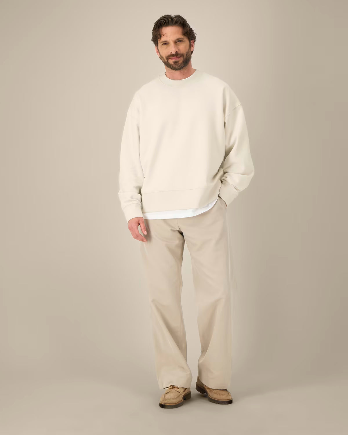 Sweatshirt Ryler Sweatshirt unissexo em algodão reciclado.