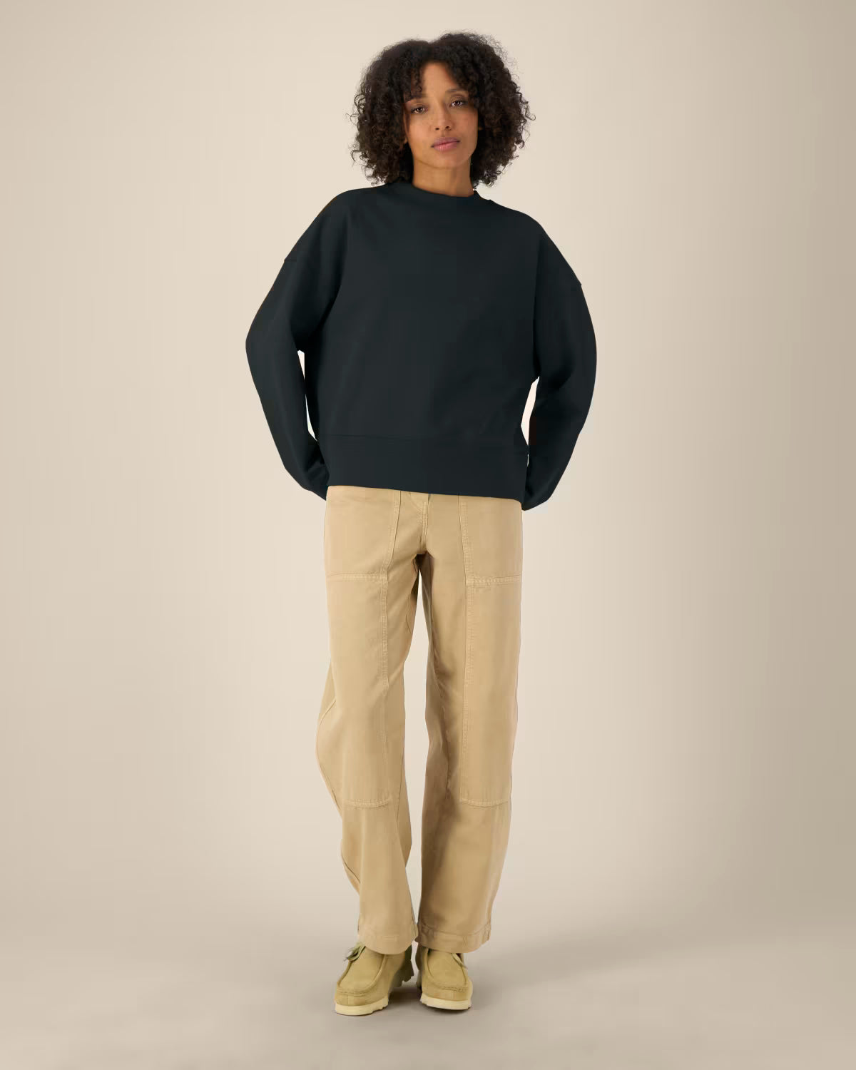 Sweatshirt Ryler Sweatshirt unissexo em algodão reciclado.