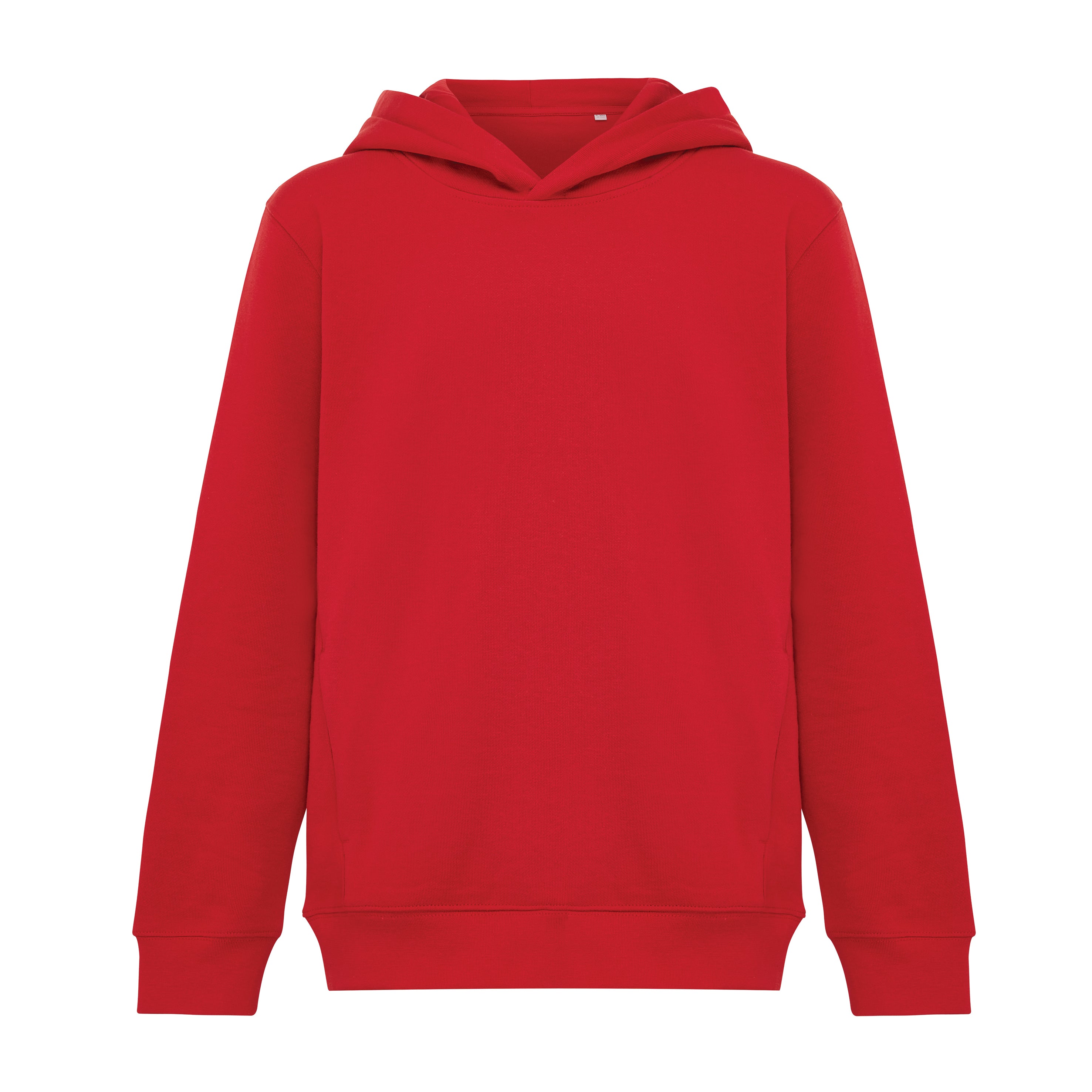 Sweatshirt de criança em algodão reciclado com bolsos laterais.