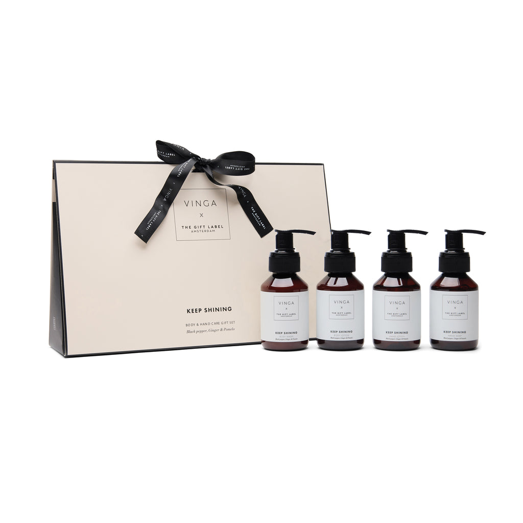 Conjunto de oferta para o cuidado do corpo e das mãos VINGA x TGL