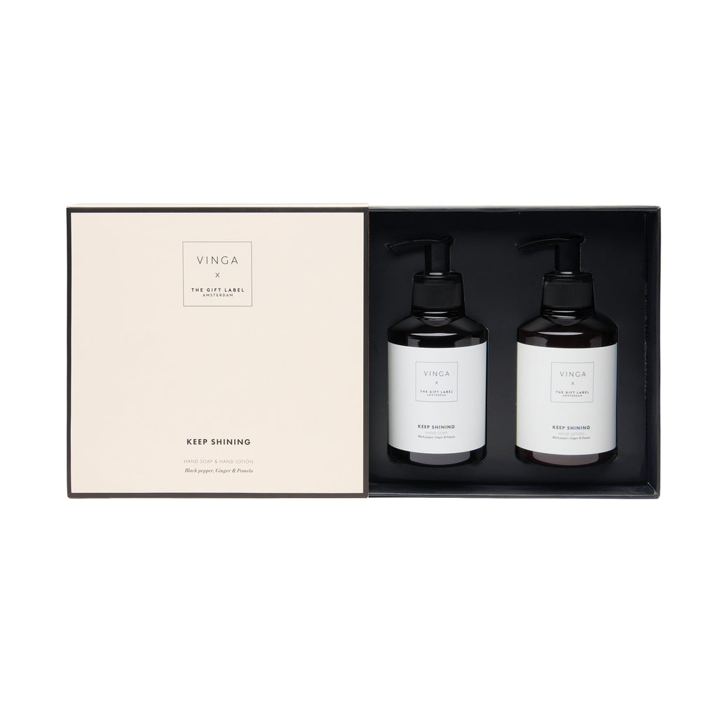 Conjunto de oferta para o cuidado das mãos VINGA x TGL