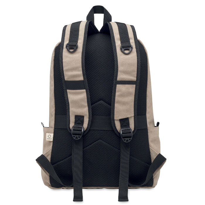 Mochila em lona reciclada