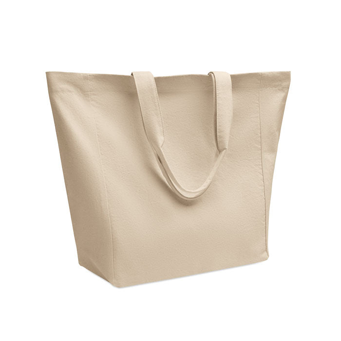 Saco em algodão com alças curtas, 220 gr/m².
